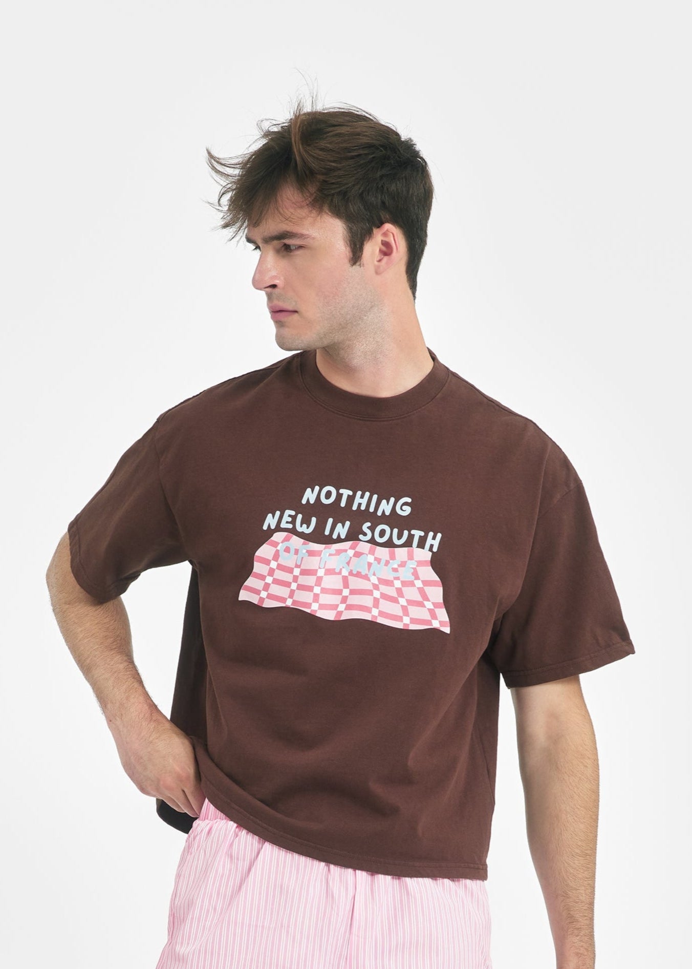 T-shirt oversize Biscuit Biscuit vêtement unisexe