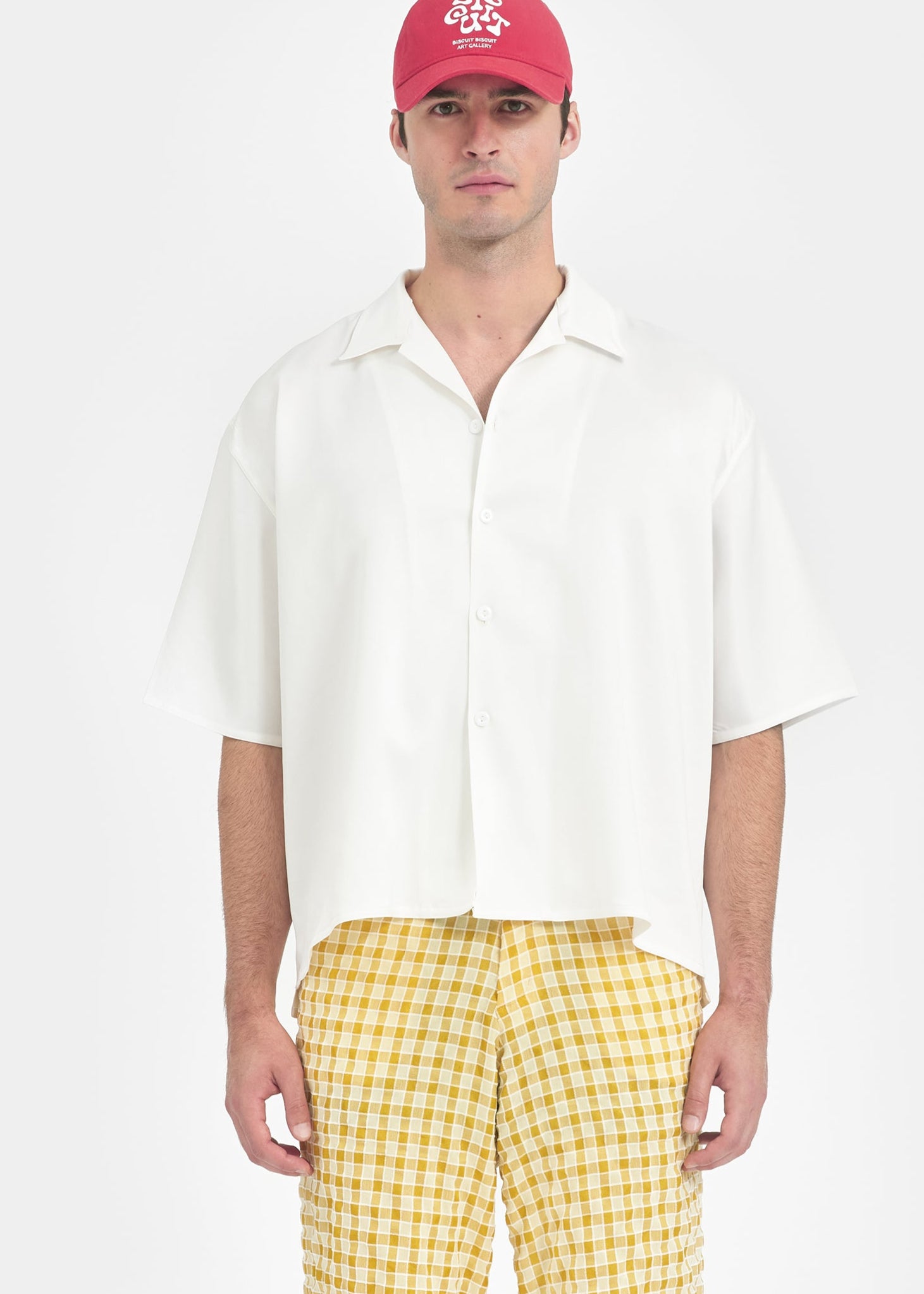 Chemise oversize unisexe blanche