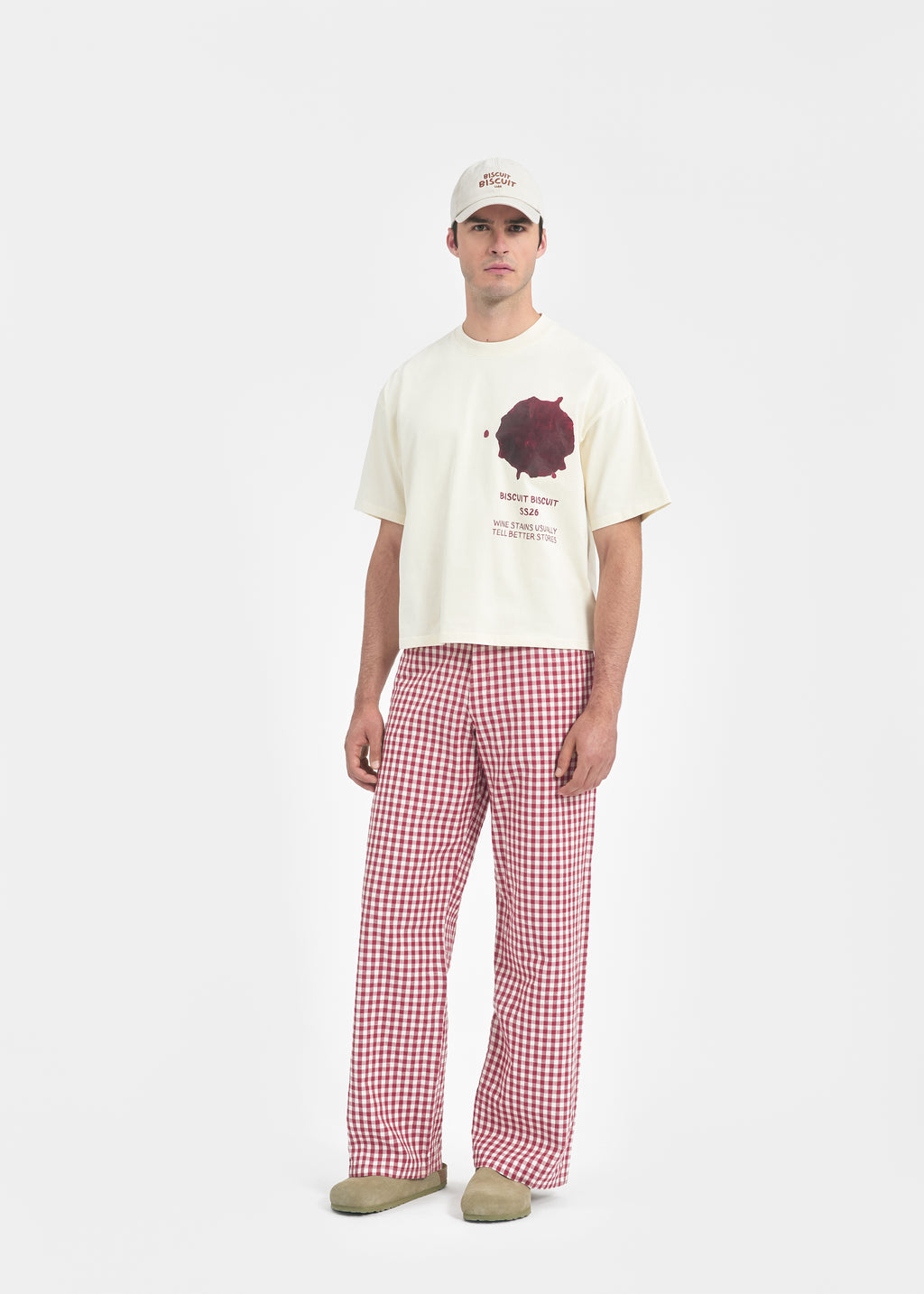 T-shirt oversize Biscuit Biscuit vêtement unisexe