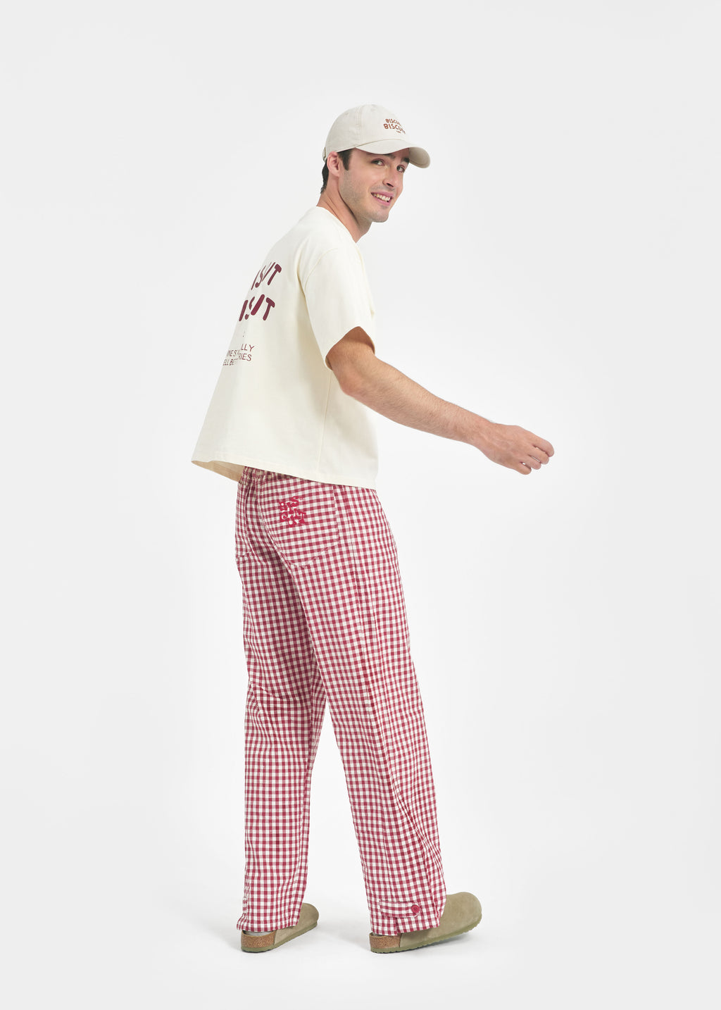 T-shirt oversize Biscuit Biscuit vêtement unisexe