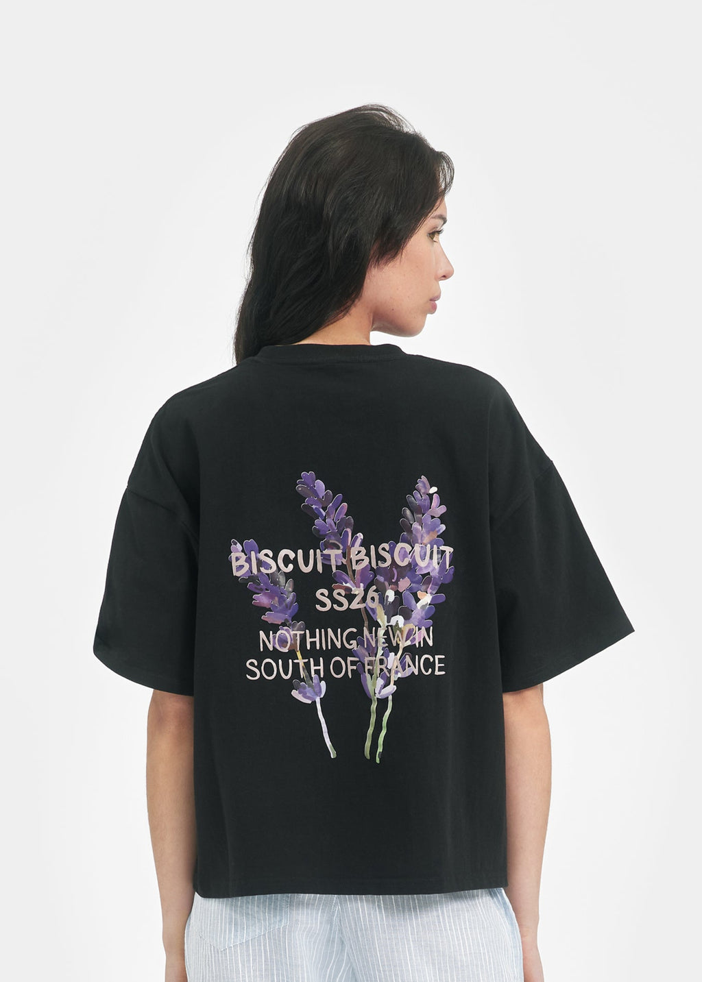 T-shirt oversize Biscuit Biscuit vêtement unisexe