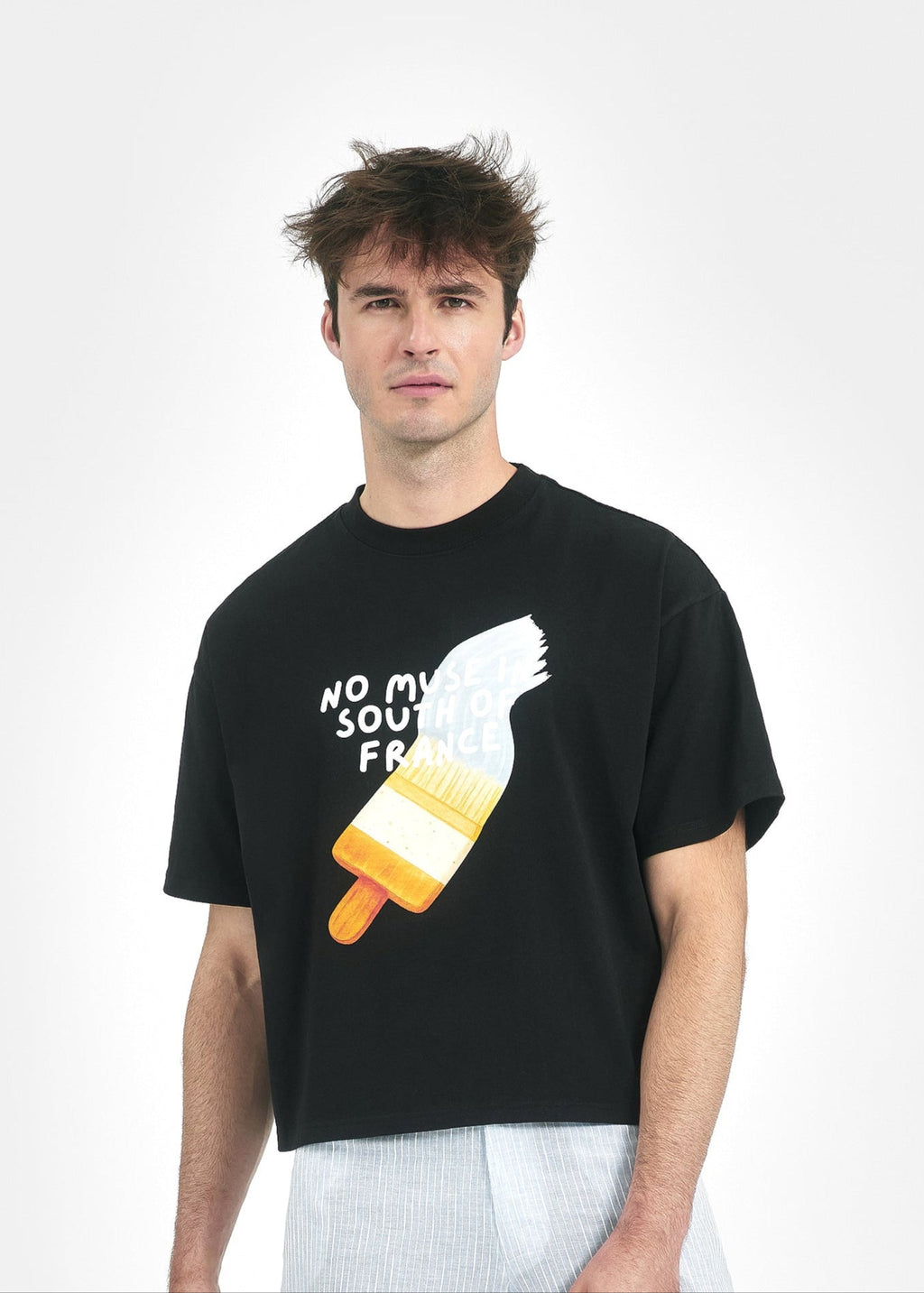 T-shirt oversize Biscuit Biscuit vêtement unisexe