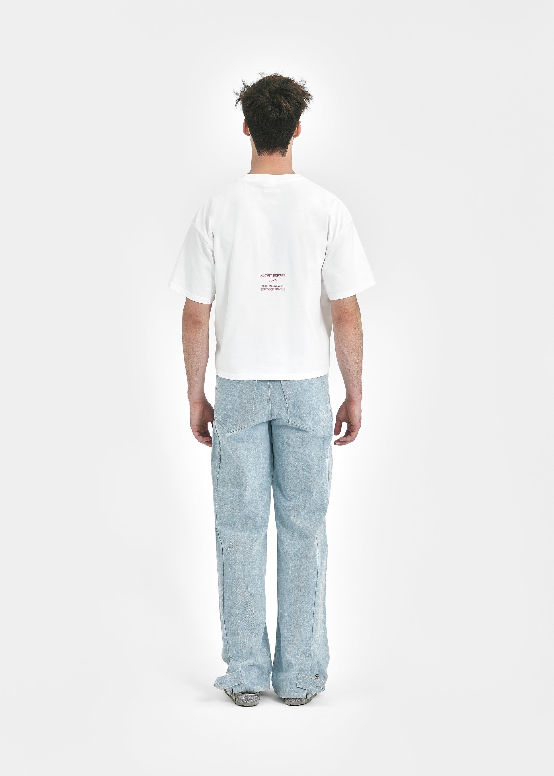 T-shirt oversize Biscuit Biscuit vêtement unisexe