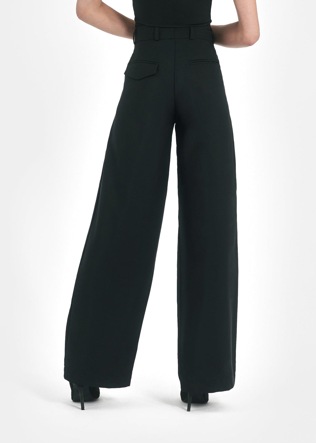 Pantalon unisexe deux plis en laine froide