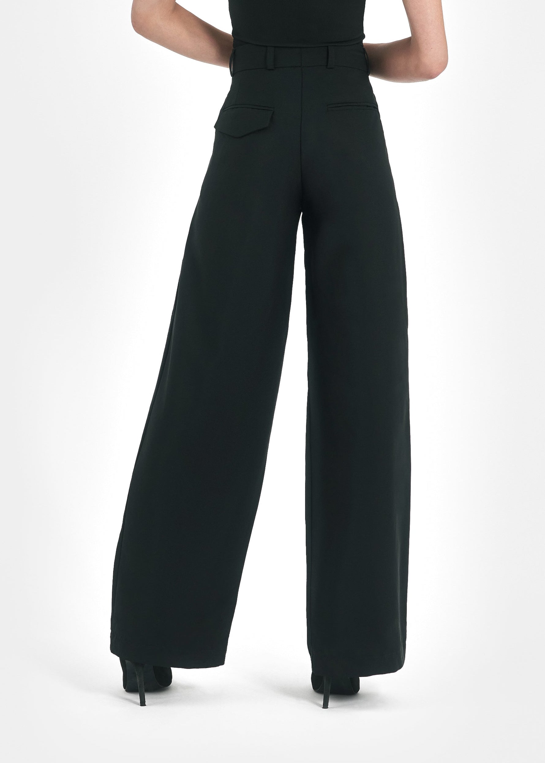 Pantalon unisexe deux plis en laine froide