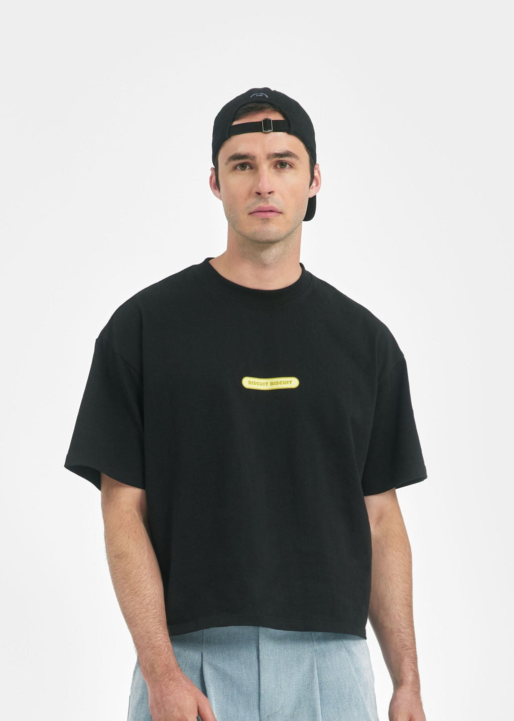 T-shirt oversize Biscuit Biscuit vêtement unisexe