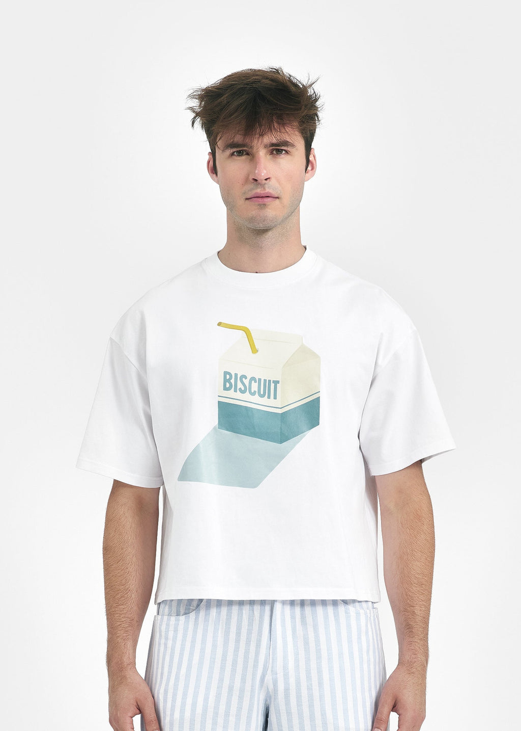 T-shirt oversize Biscuit Biscuit vêtement unisexe