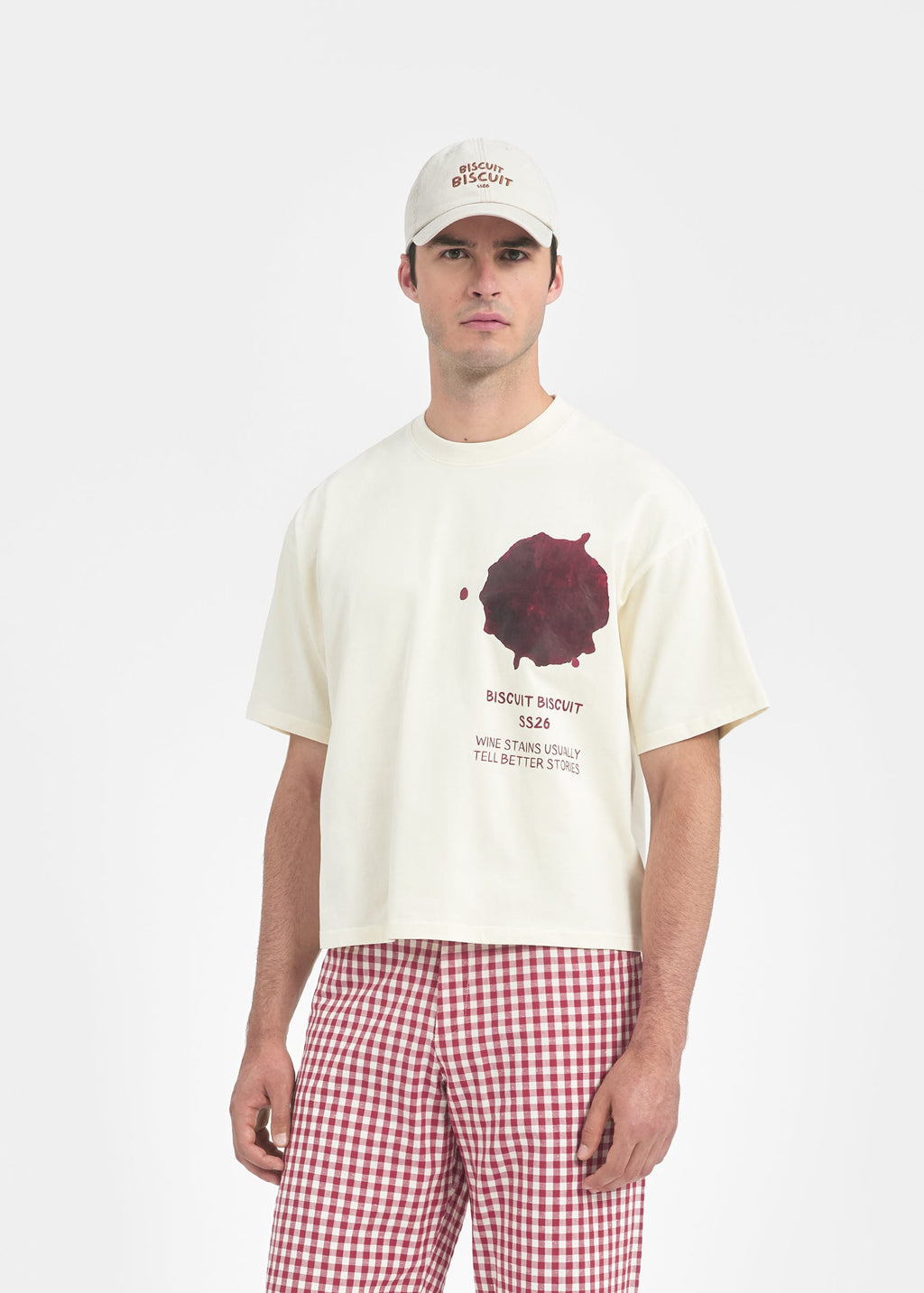T-shirt oversize Biscuit Biscuit vêtement unisexe