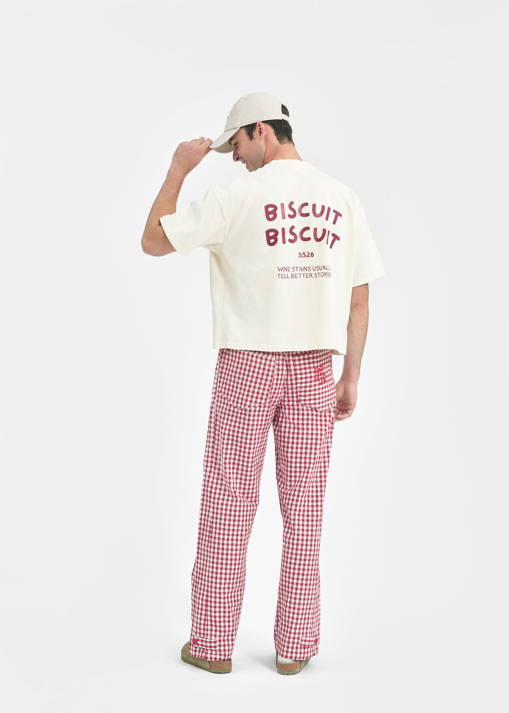T-shirt oversize Biscuit Biscuit vêtement unisexe
