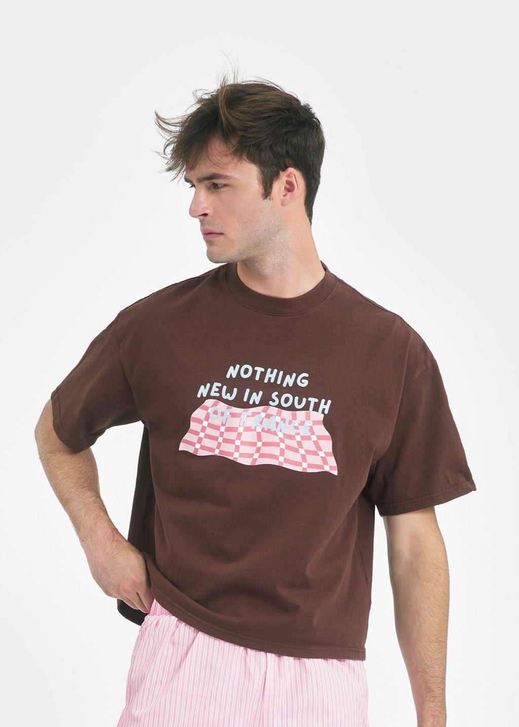 T-shirt oversize Biscuit Biscuit vêtement unisexe