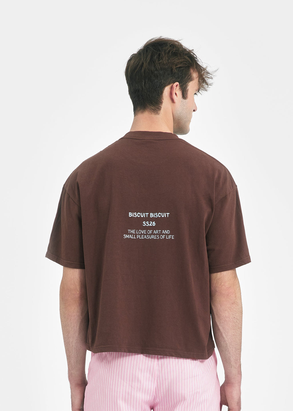 T-shirt oversize Biscuit Biscuit vêtement unisexe
